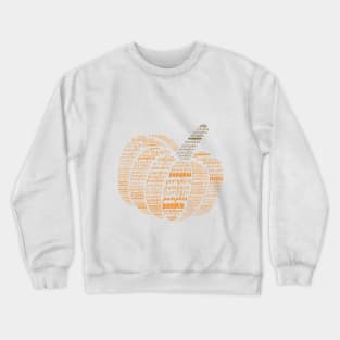 Typographic pumpkin Crewneck Sweatshirt